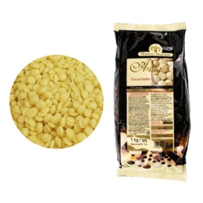 картинка Какао-масло дезодорированное "Ariba Burro di Cacao" (коробка 10 кг) от Торговой Компании "Зима"