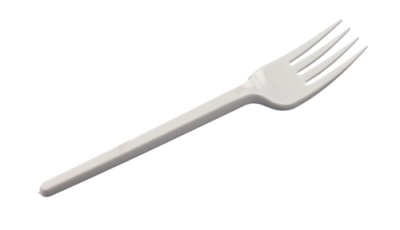 картинка Вилка белая СТАНДАРТ (100*1) 4000 шт/кор от Торговой Компании "Зима"