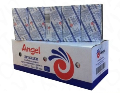картинка Дрожжи прессованные "АНГЕЛ" (коробка 10 кг) от Торговой Компании "Зима"