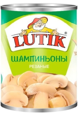 картинка Шампиньоны 3000 мл Lutik (упаковка 6 шт) от Торговой Компании "Зима"