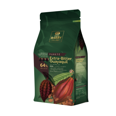 картинка Шоколад Cacao Barry горький EXTRA BITTER GUAYAQUIL Pistoles TM 5 кг/шт CHD-P64EBPU-RT-U72 от Торговой Компании "Зима"