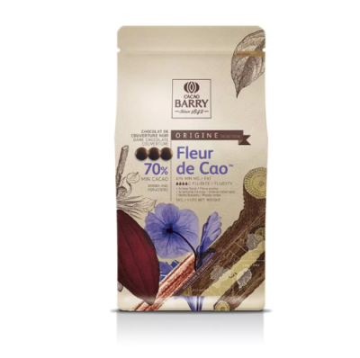 картинка Шоколад Cacao Barry горький Fleur de Cao. 70% (пакет 5 кг) CHD-O70FLEU-2B-U77 от Торговой Компании "Зима"