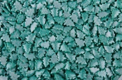 картинка Посыпки Елки зеленые перламутровые (уп.0,75 кг) tp20257 от Торговой Компании "Зима"