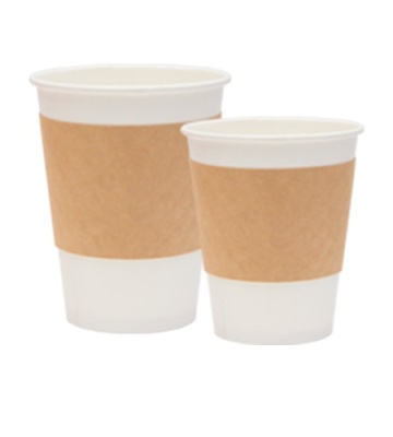 Капхолдер (манжет) для стаканов БЕЛЫЙ (500 шт) от Торговой Компании "Зима" картинка Капхолдер (манжет) для стаканов БЕЛЫЙ (500 шт) от Торговой Компании "Зима"