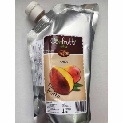 картинка Паста-пюре фруктовая КОНФРУТТИ НАТУР манго (пакет 1 кг) 75278 от Торговой Компании "Зима"