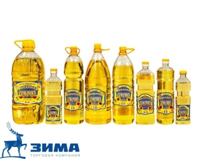 картинка Масло подсолнечное рафинированное "Янтарная семечка" фас. 5 л (уп 2 шт) от Торговой Компании "Зима"