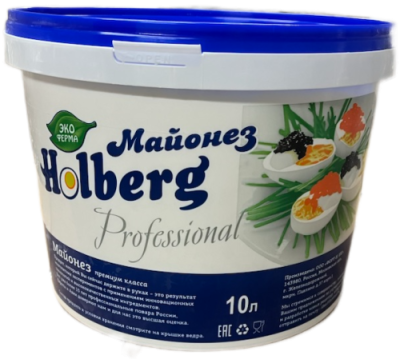 картинка Майонез "Провансаль" 56% 9,4 кг HOLBERG (ведро 10 л) от Торговой Компании "Зима"