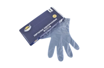 картинка Перчатки одноразовые, эластомер, размер XL, 100 шт/уп., AVIORA от Торговой Компании "Зима"