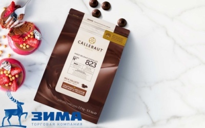 картинка Шоколад Callebaut молочный Каллеты 1 кг/штука 823-RT-U68 от Торговой Компании "Зима"