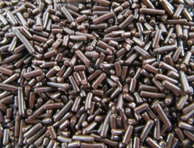 картинка Посыпка шоколадная ВЕРМИШЕЛЬ ТЕМНАЯ (мешок 10 кг) 80051 от Торговой Компании "Зима"