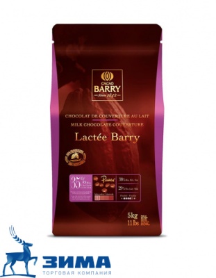 картинка Шоколад Cacao Barry молочный Lactee Barry. 35% какао (пакет 5 кг) CHM-P35LBAR-RT-U72 от Торговой Компании "Зима"