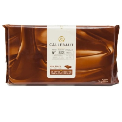 картинка Шоколад Callebaut молочный без доб.сахара Recipe N° MALCHOC-M 33,9% какао блок 5кг/шт MALCHOC-M-123 от Торговой Компании "Зима"