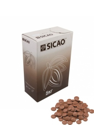 картинка Шоколад Sicao Молочная шоколадная масса Каллеты 1100СТ/KG 5 кг/шт CHM-DR-11929RU-R10        от Торговой Компании "Зима"