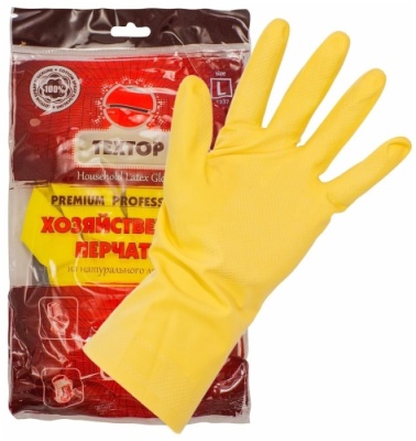 Перчатки латексные с х/б напылением Home Comfort S (1пара) от Торговой Компании "Зима" картинка Перчатки латексные с х/б напылением Home Comfort S (1пара) от Торговой Компании "Зима"