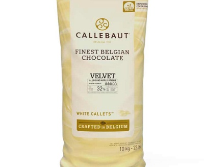 картинка Шоколад Callebaut белый Velvet 32% Каллеты 10 кг W3-01B от Торговой Компании "Зима"