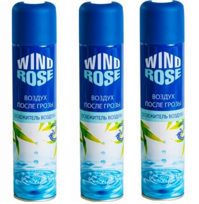 картинка Освежитель воздуха WIND ROSE 300 мл. 12 шт от Торговой Компании "Зима"