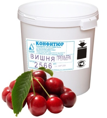 картинка Конфитюр "Вишня" Премьера (ведро 12,5 кг) от Торговой Компании "Зима"