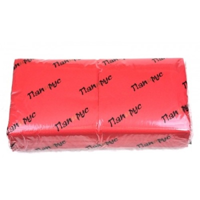 картинка Салфетка "Папирус"красная 33х33 см.3-х сл.(200шт/9уп) от Торговой Компании "Зима"