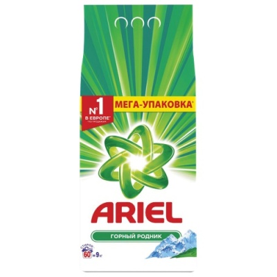 картинка Стиральный порошок АРИЭЛЬ Горный родник 6 кг 1шт от Торговой Компании "Зима"