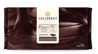 картинка Шоколад Callebaut темный без доб.сахара Recipe N° MALCHOC-D 54% какао блок 5 кг/шт MALCHOC-D-123 от Торговой Компании "Зима"