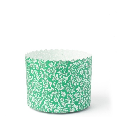 картинка Форма бумажная для кулича d70xh85 мм ФЛОРА ЗЕЛЕНАЯ (2400 шт) pm7085sFLz от Торговой Компании "Зима"