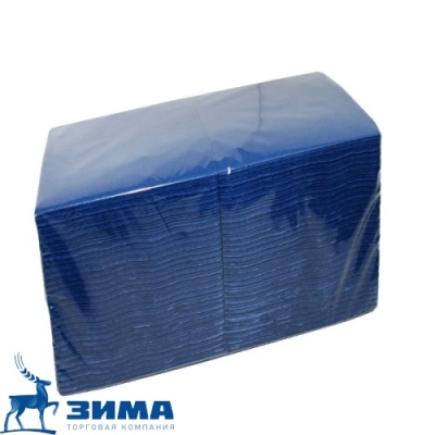картинка Салфетка "ПАРУС"синяя 33х33 см.1- сл.(300шт/9уп) от Торговой Компании "Зима"