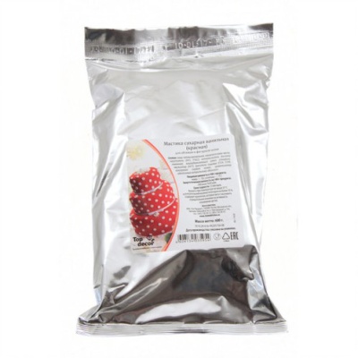 картинка Мастика сахарная ванильная красная (0,6 кг) Деко-Про tp35954 от Торговой Компании "Зима"