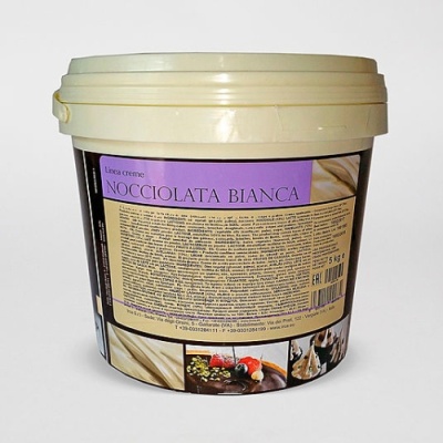 картинка НАЧИНКА пралине бел шок/фунд "Nocciolata Bianca" 5 кг 230500002 от Торговой Компании "Зима"