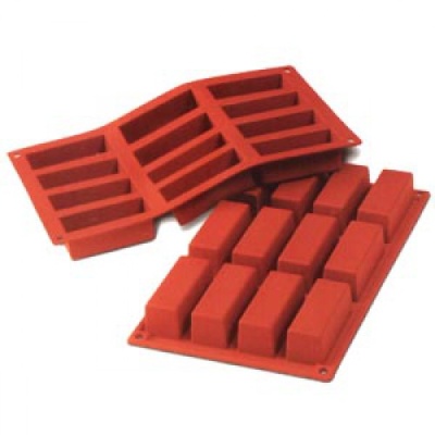 картинка Форма силиконовая ПРЯМОУГОЛЬНИК 12 фигур 79х29х30 1323                      от Торговой Компании "Зима"