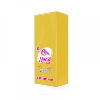 картинка Салфетки бумажные НЕГА желтые (400шт/12 уп) 24х24 от Торговой Компании "Зима"