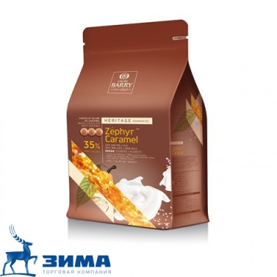 картинка Шоколад Cacao Barry белый с карамелью ZEPHYR Caramel Pistoles 2.5 кг/шт  CHK-N35ZECA-2B-U75        от Торговой Компании "Зима"