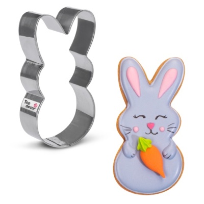 картинка Вырубка для печенья ЗАЙЧИК ,54 х 105 мм, металл, tp84860 от Торговой Компании "Зима"