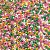 20035.Посыпки Шарики разноцветные микс № 4 пастель (уп.1 кг)