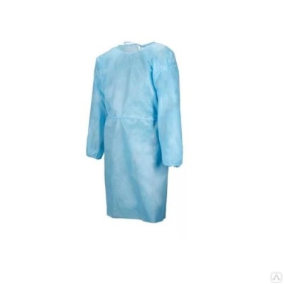 картинка Халат на кнопках (рукав на резинке) XXXL (10 шт/1уп/10 уп) (10%) от Торговой Компании "Зима"