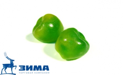 картинка Мармелад фигурный "Яблоко зелено-желтое" 25,5 гр. (упаковка 15 шт) от Торговой Компании "Зима"