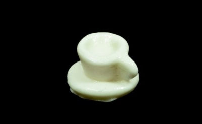 картинка Мармелад фигурный "Чашка с блюдцем (белая)" 12 гр. (упаковка 15 шт) от Торговой Компании "Зима"