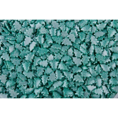 картинка Посыпки Елки зеленые перламутровые (уп.0,75 кг) tp20257 от Торговой Компании "Зима"