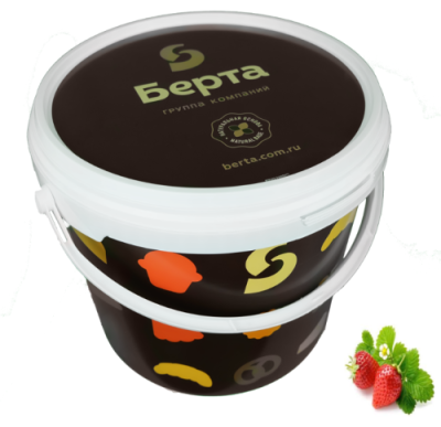 картинка Мармелад - конфитюр «Премиум Клубника» Berrybert (ведро 6 кг.)								 от Торговой Компании "Зима"