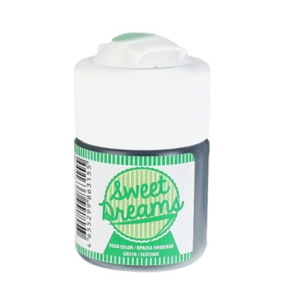 картинка Краситель Краска Пищевая Гелевая Зеленая "Sweet Dreams" 20 гр от Торговой Компании "Зима"