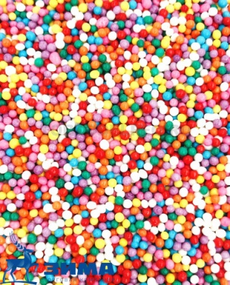 картинка Посыпки Шарики Драже сахарное цветное МИКС УРАЛ ШОК (мешок 25 кг)  от Торговой Компании "Зима"