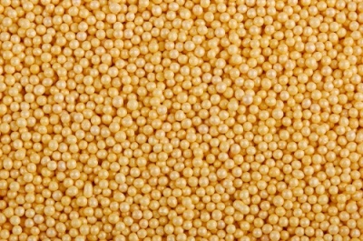 картинка Посыпки Шарики желтые перламутровые d2мм (уп.1 кг) tp20141 от Торговой Компании "Зима"