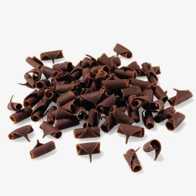 картинка Декор Шоколад темный Cacao Barry c520 C&C Завитки 1кг/шт CHD-BS-19491-999 от Торговой Компании "Зима"