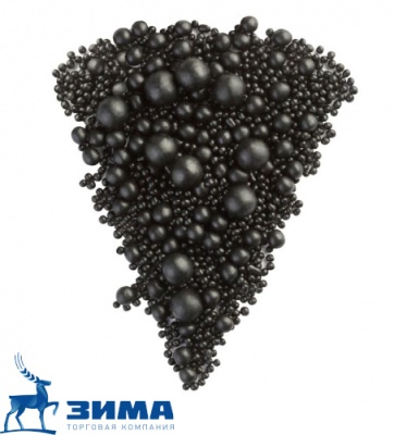 картинка ДРАЖЕ ЗЕРНОВОЕ взорванные зерна риса в цветной глазури Черный уголь МИКС  (уп1,5 кг)# 158 от Торговой Компании "Зима"