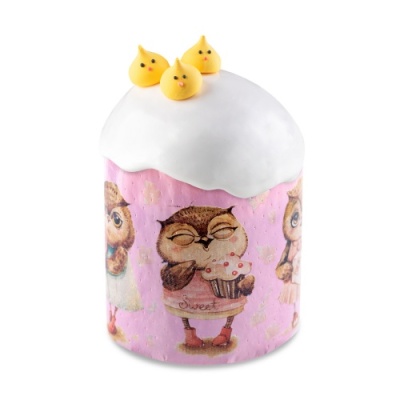 картинка Форма бумажная для кулича d70xh85 мм СОВУШКИ (2400 шт) pmK7085cSOV от Торговой Компании "Зима"