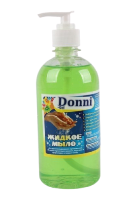 картинка Мыло жидкое "DONNI Gel" цветное в ассортименте с дозатором 500 мл. от Торговой Компании "Зима"