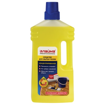 картинка Средство для мытья пола  ЛАЙМА PROFESSIONAL концентрат,Цитрусовый Микс,усиленная формула 1 л от Торговой Компании "Зима"