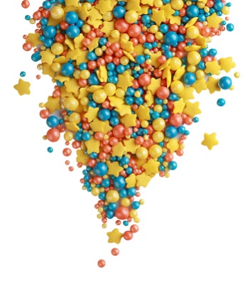 картинка Посыпка сахарная кондитерский декоративный МИКС (уп1,5 кг)#1004 от Торговой Компании "Зима"