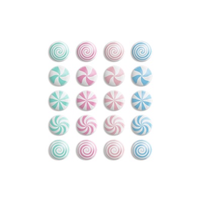 картинка Сахарные мини-медальоны Пастельные карамельки,(упаковка 65г) tp90212 от Торговой Компании "Зима"