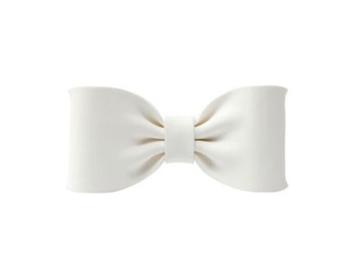 картинка Бантики из мастики (12 шт) 11185*G Бантики белые от Торговой Компании "Зима"