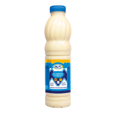картинка Сгущенка Славянка Молокосодержащий продукт с ЗМЖ, 8,5% (Пэт бутылка 1,45 кг) Белгород   от Торговой Компании "Зима"